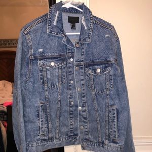 Distressed Denim Jacket